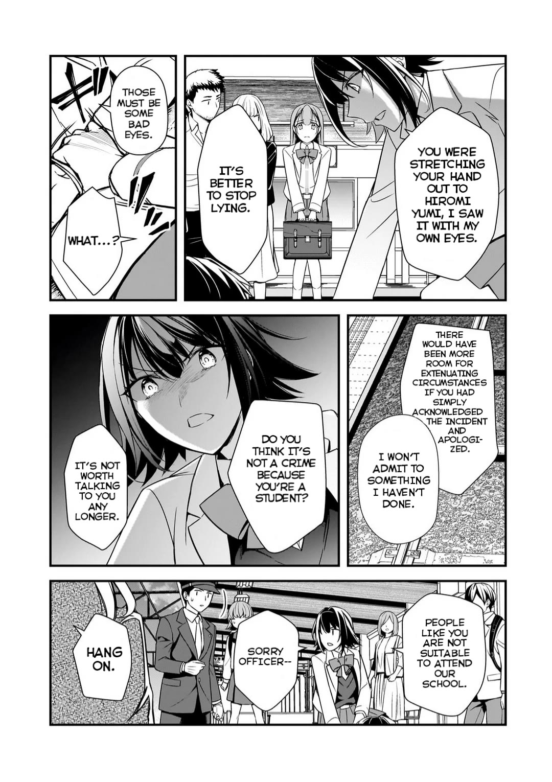 The Girls Who Traumatized Me Keep Glancing at Me, but Alas, It’s Too Late Chapter 8.1 page 9 - Chapter 8.1: Disappear