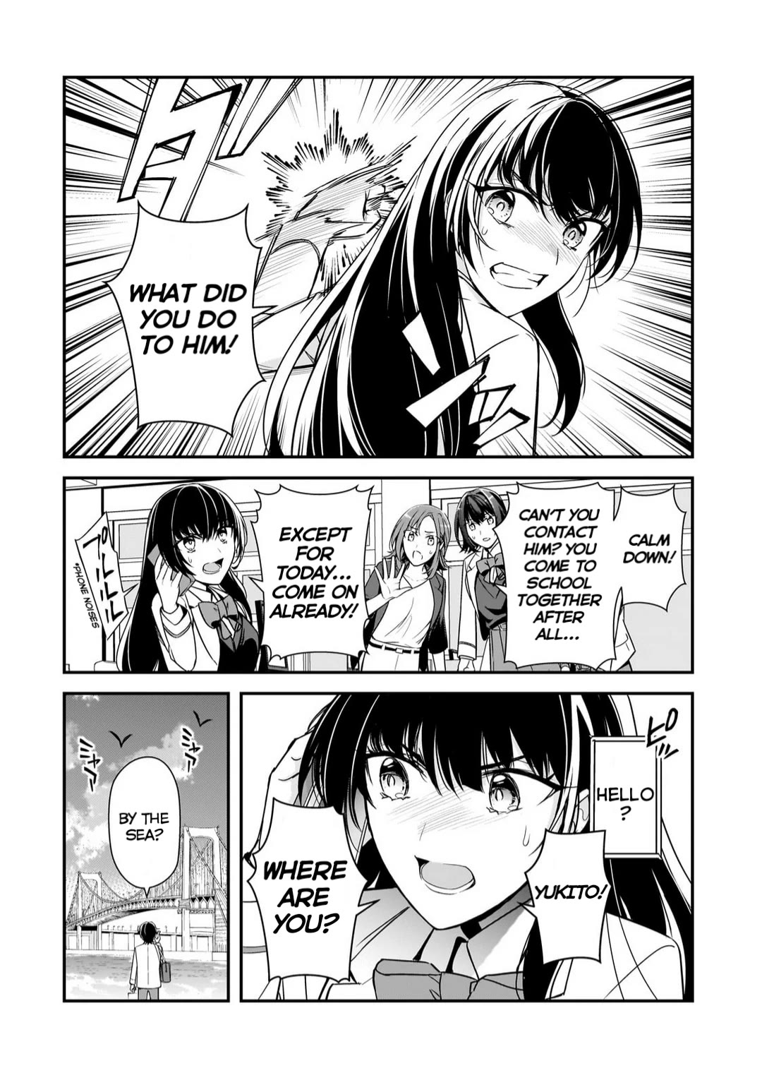 The Girls Who Traumatized Me Keep Glancing at Me, but Alas, It’s Too Late Chapter 8.2 page 6 - Chapter 8.2: Disappear