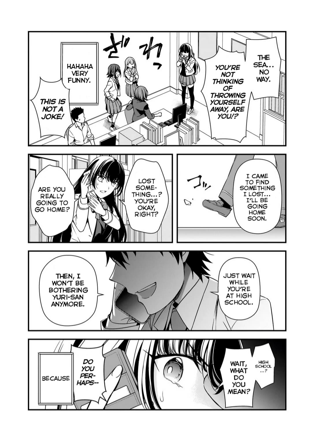 The Girls Who Traumatized Me Keep Glancing at Me, but Alas, It’s Too Late Chapter 8.2 page 7 - Chapter 8.2: Disappear
