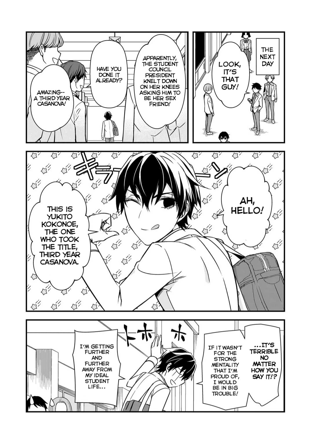 The Girls Who Traumatized Me Keep Glancing at Me, but Alas, It’s Too Late Chapter 9 page 10 - Chapter 9: Third Year Casanova