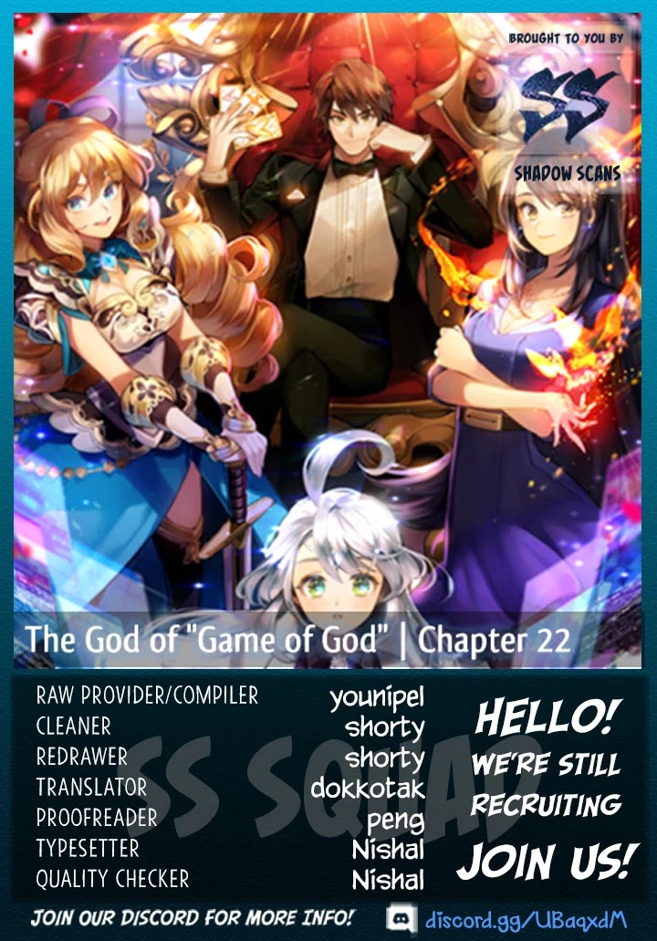 The God of "Game of God" Chapter 22 page 1 - Chapter 22