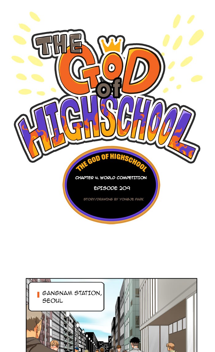 The God of High School Chapter 209 page 1 - Chapter 209: Ep. 209