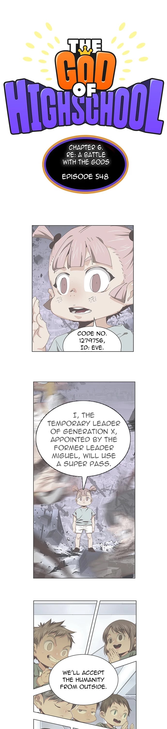 The God of High School Chapter 548 page 1 - Chapter 548: Ep. 548