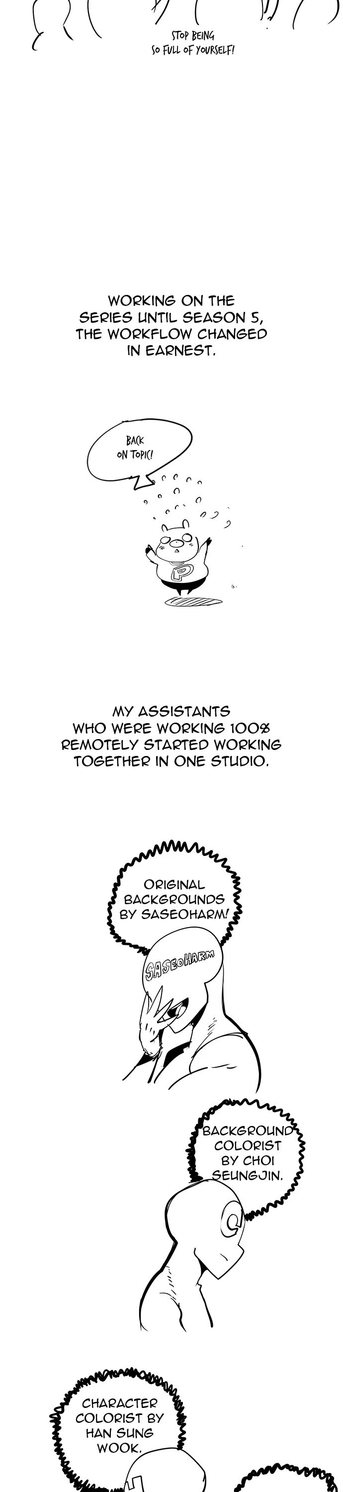 The God of High School Chapter 570 page 28 - Chapter 570: Ep. 570 (Afterword)