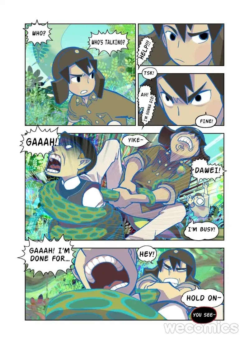 The God of the Land and Grain’s Mountain River Map Chapter 30 page 8 - Chapter 30