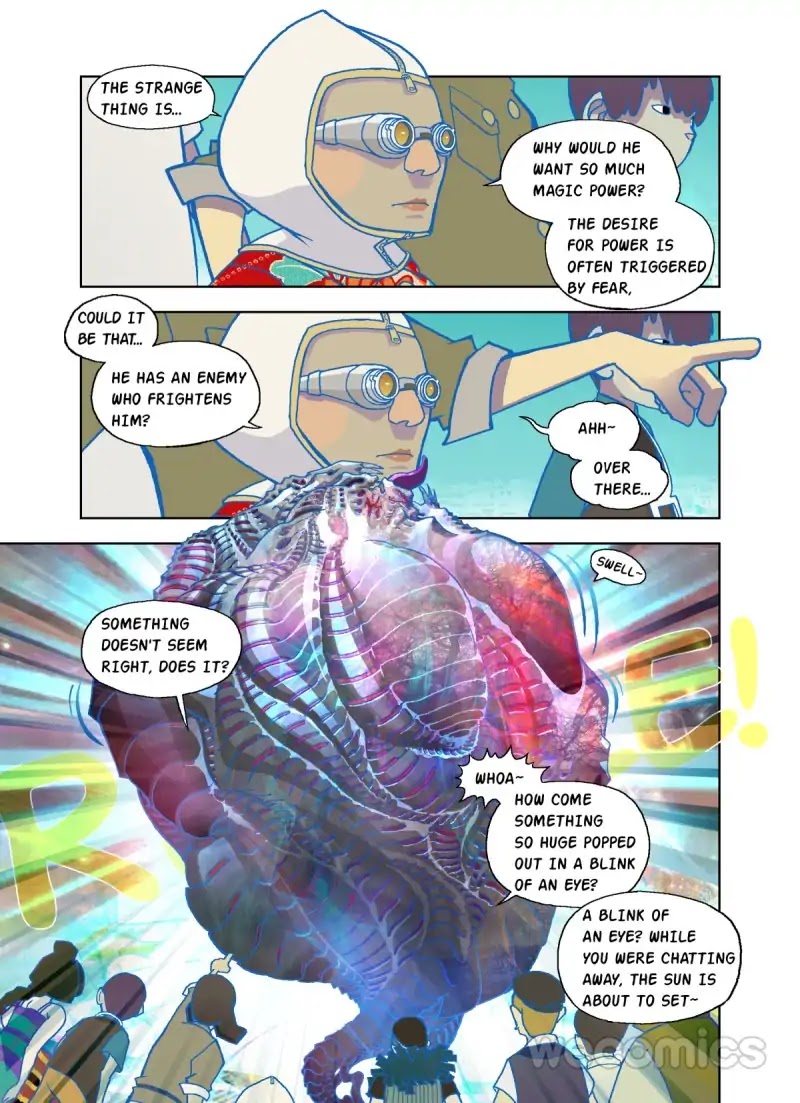 The God of the Land and Grain’s Mountain River Map Chapter 35 page 10 - Chapter 35