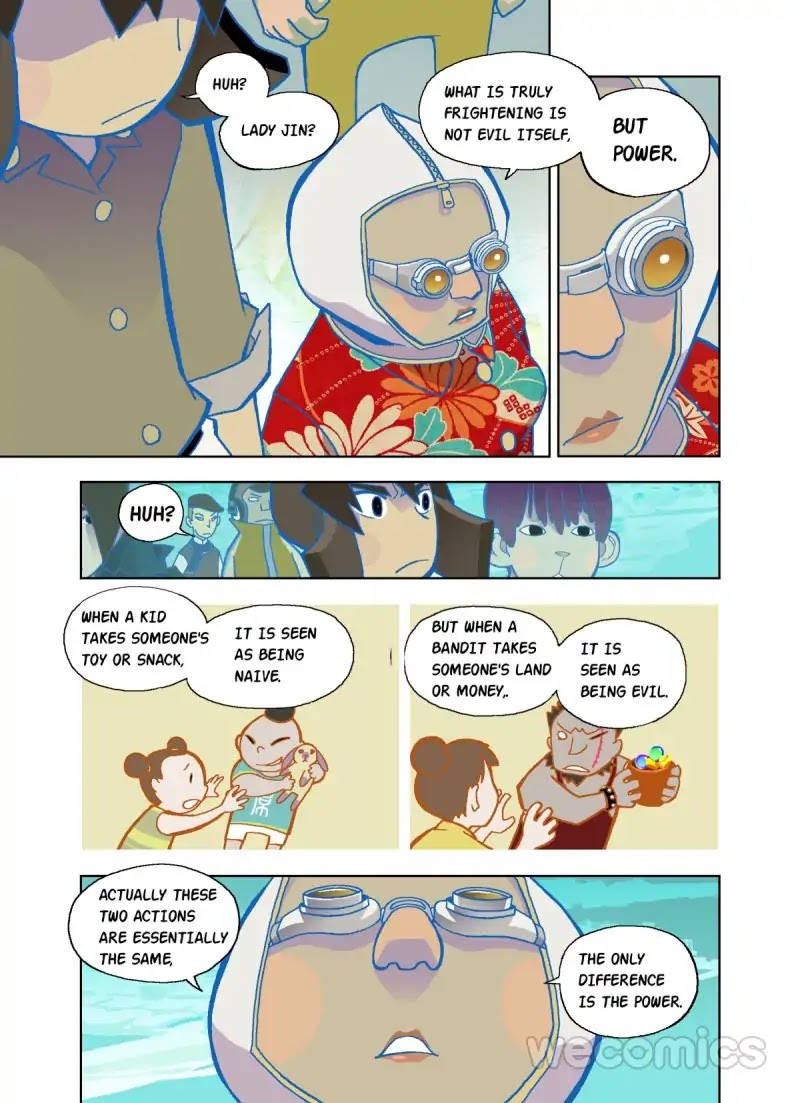 The God of the Land and Grain’s Mountain River Map Chapter 35 page 6 - Chapter 35
