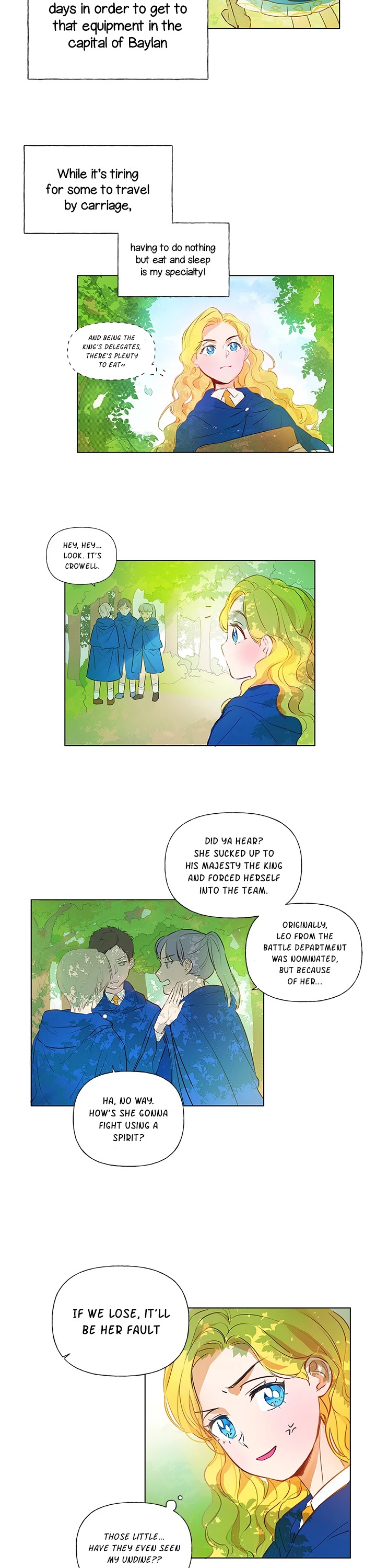 The Golden Haired Elementalist Chapter 10 page 16 - Chapter 10