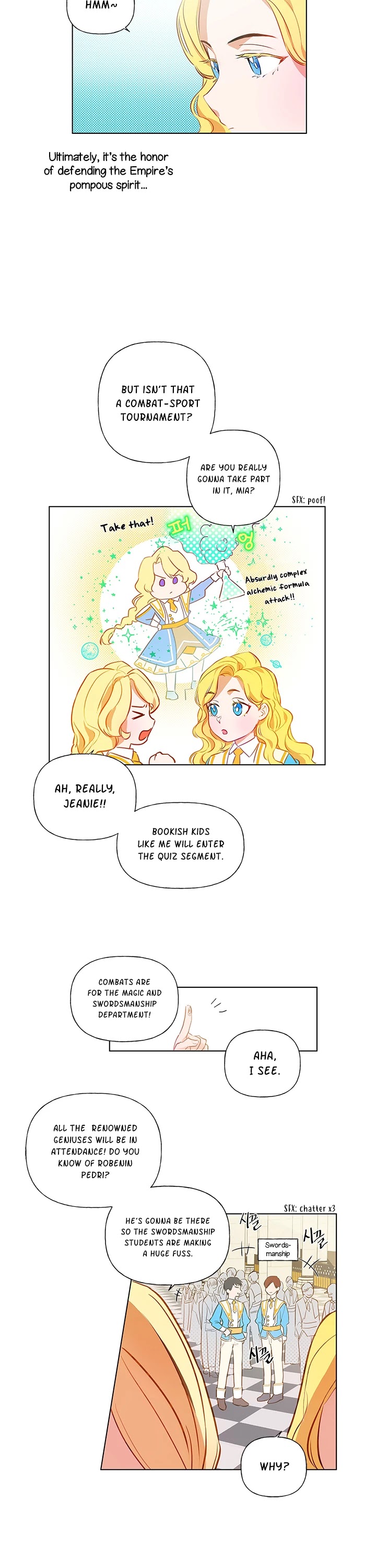 The Golden Haired Elementalist Chapter 10 page 5 - Chapter 10