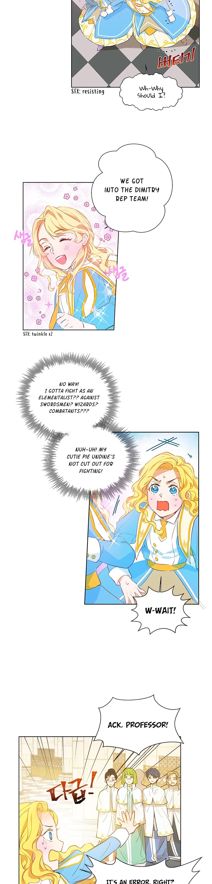 The Golden Haired Elementalist Chapter 10 page 9 - Chapter 10