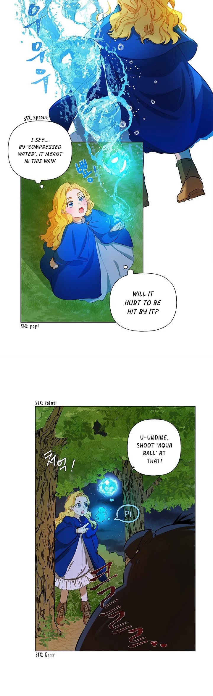 The Golden Haired Elementalist Chapter 11 page 12 - Chapter 11