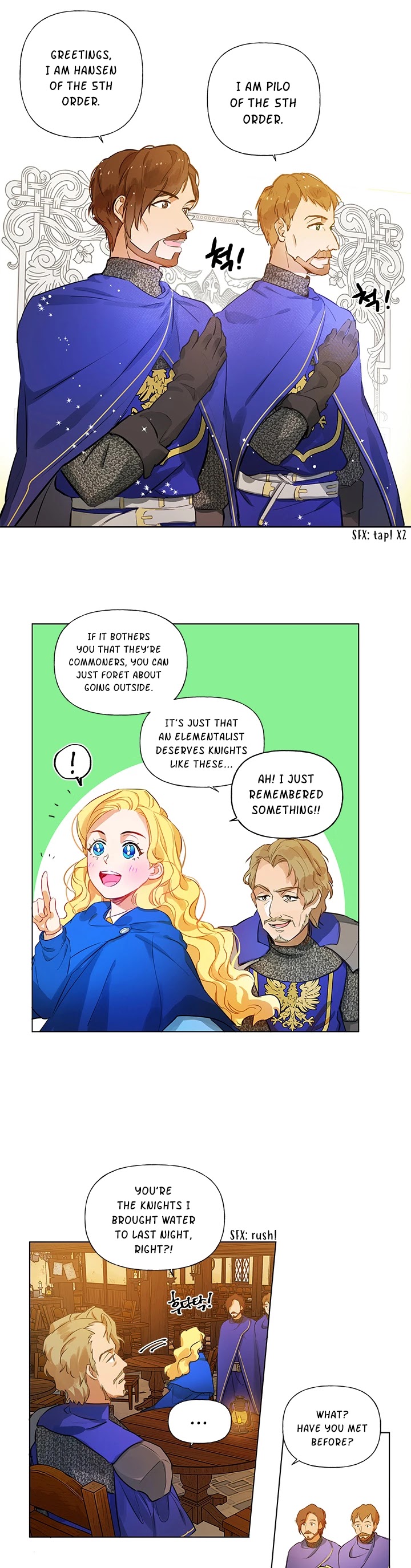 The Golden Haired Elementalist Chapter 12 page 13 - Chapter 12
