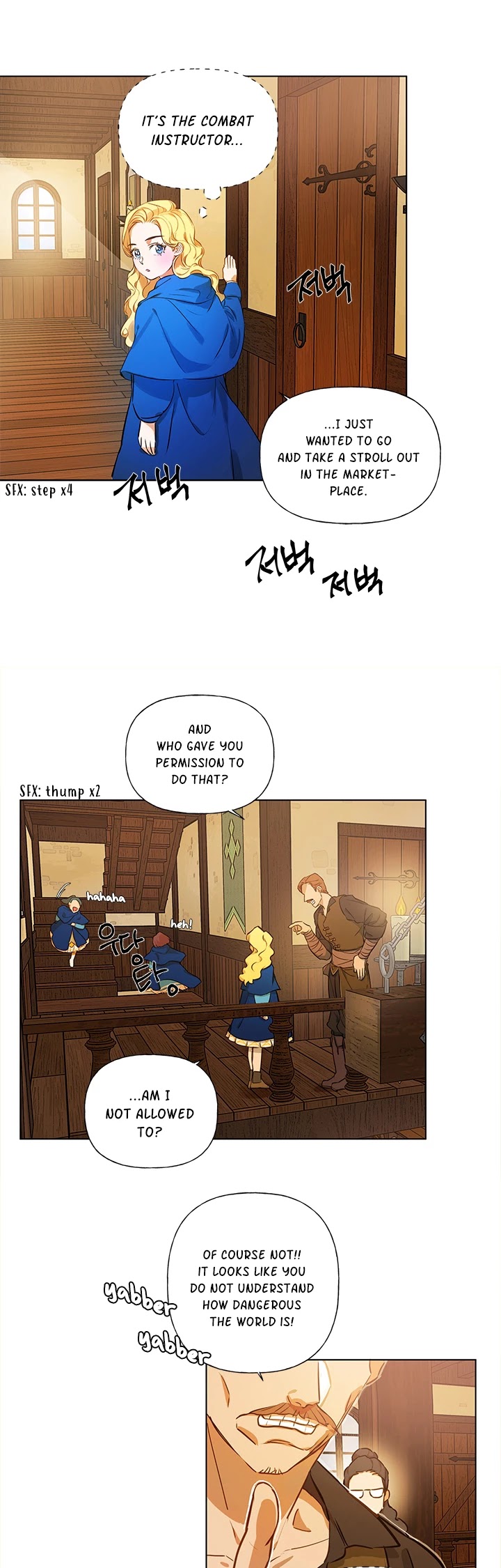 The Golden Haired Elementalist Chapter 12 page 3 - Chapter 12