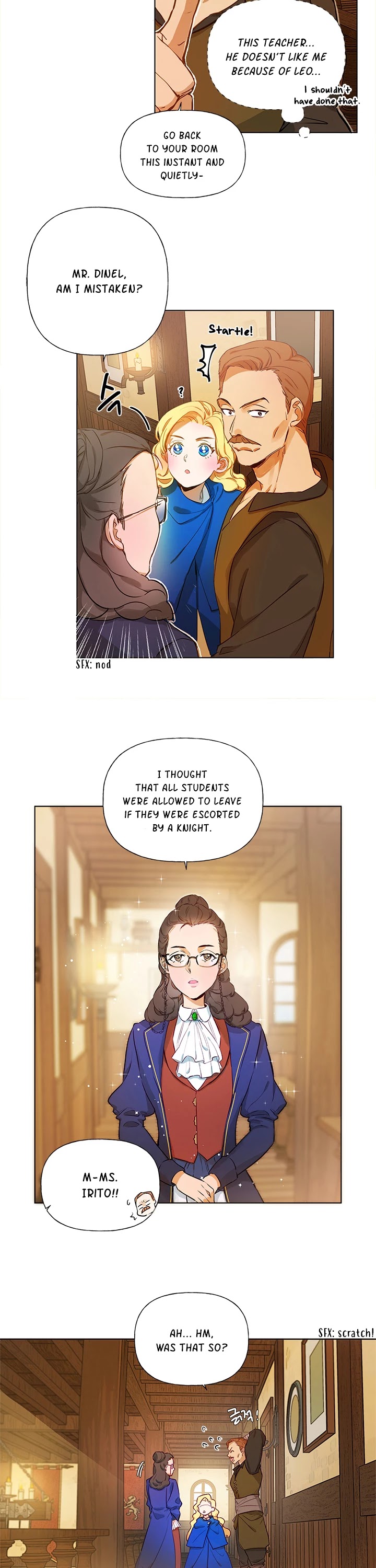 The Golden Haired Elementalist Chapter 12 page 4 - Chapter 12