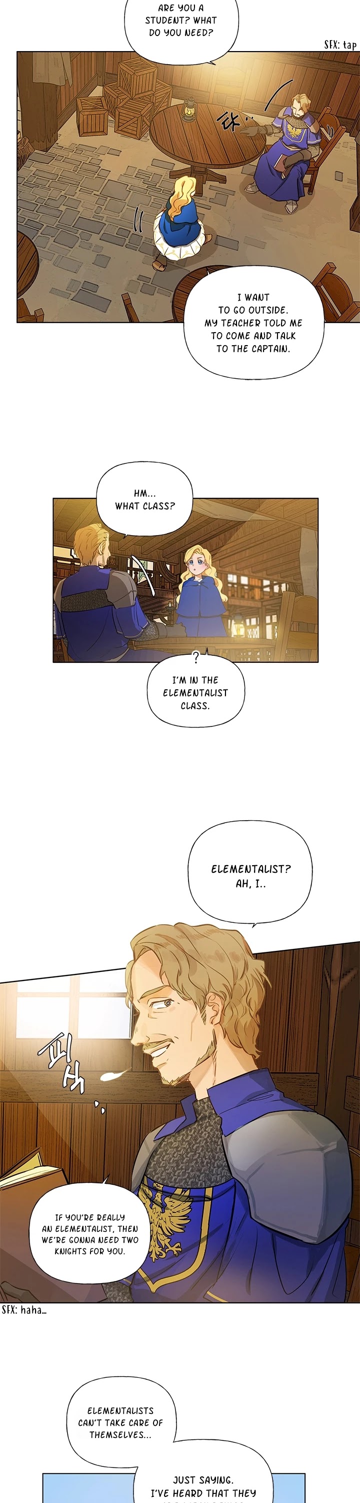 The Golden Haired Elementalist Chapter 12 page 9 - Chapter 12