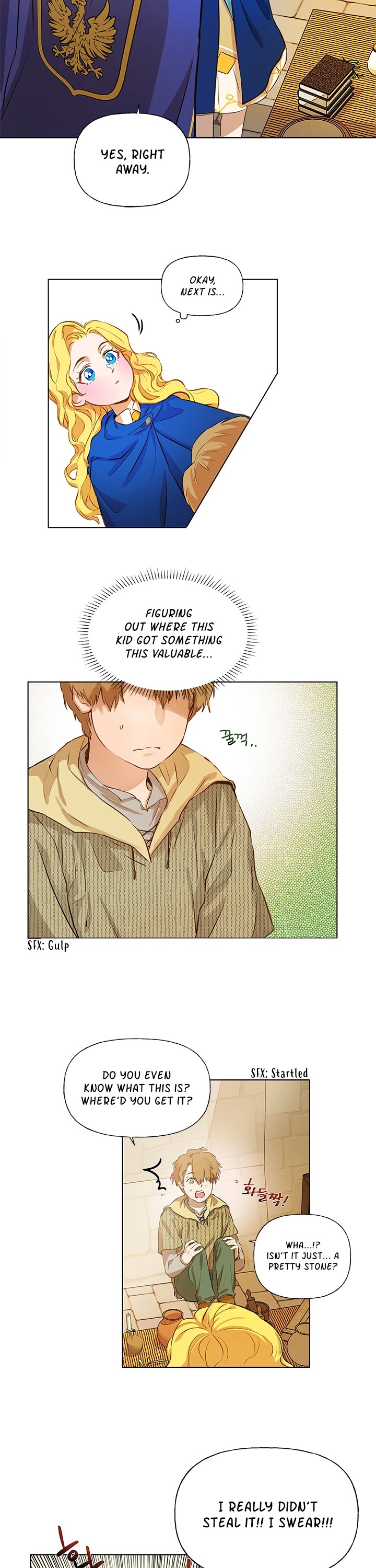 The Golden Haired Elementalist Chapter 14 page 10 - Chapter 14