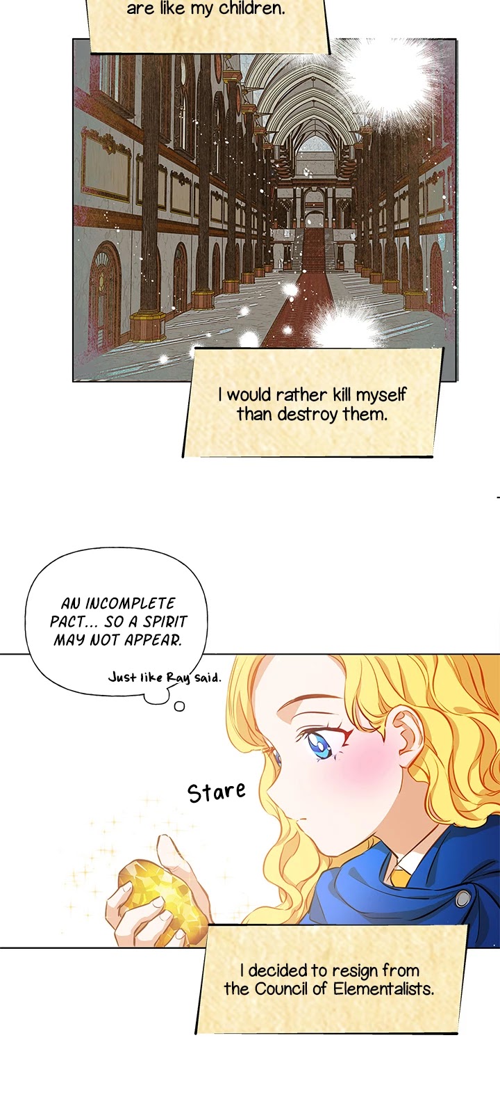 The Golden Haired Elementalist Chapter 14 page 21 - Chapter 14