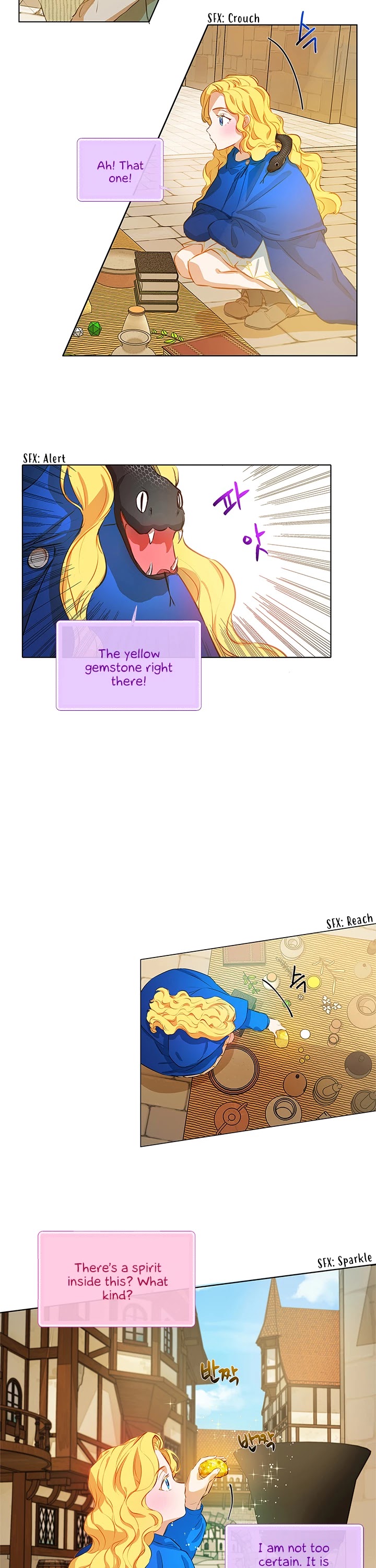 The Golden Haired Elementalist Chapter 14 page 4 - Chapter 14