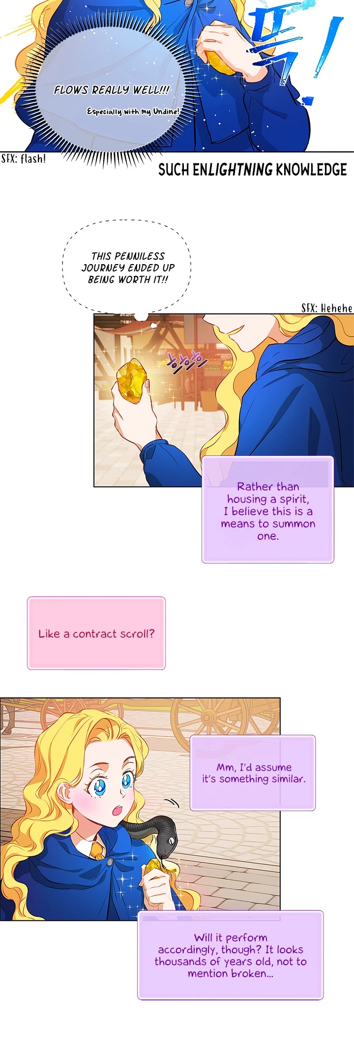 The Golden Haired Elementalist Chapter 14 page 6 - Chapter 14