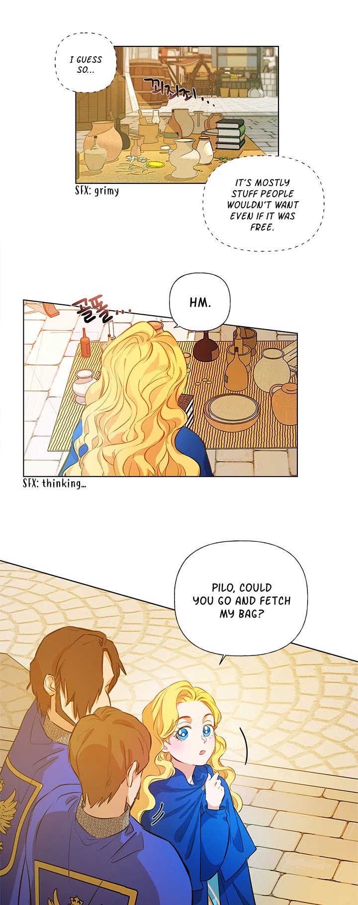 The Golden Haired Elementalist Chapter 14 page 9 - Chapter 14