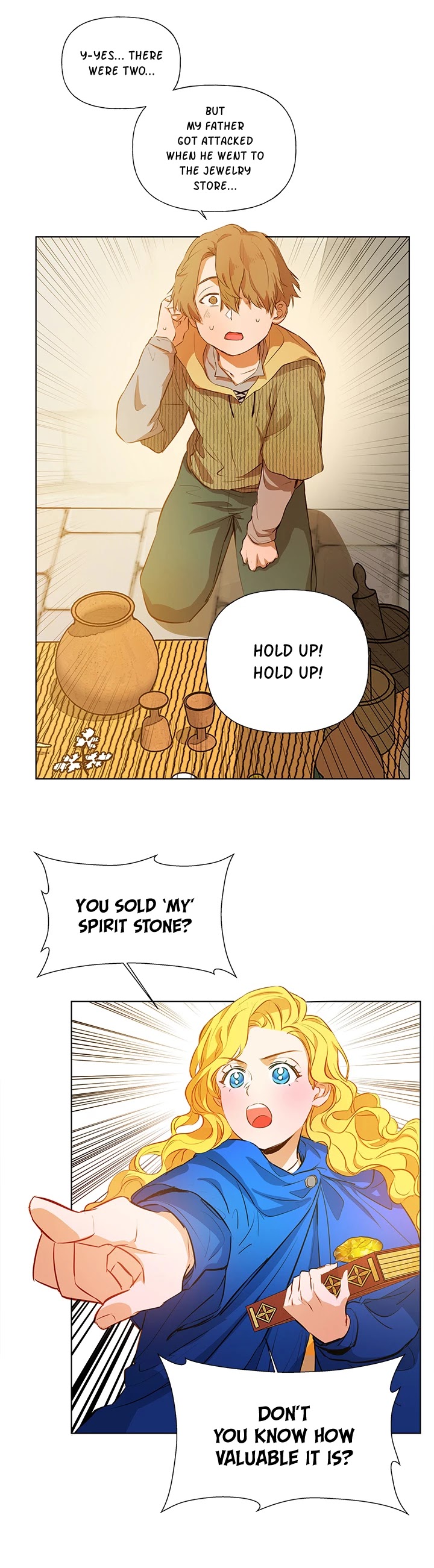The Golden Haired Elementalist Chapter 15 page 3 - Chapter 15