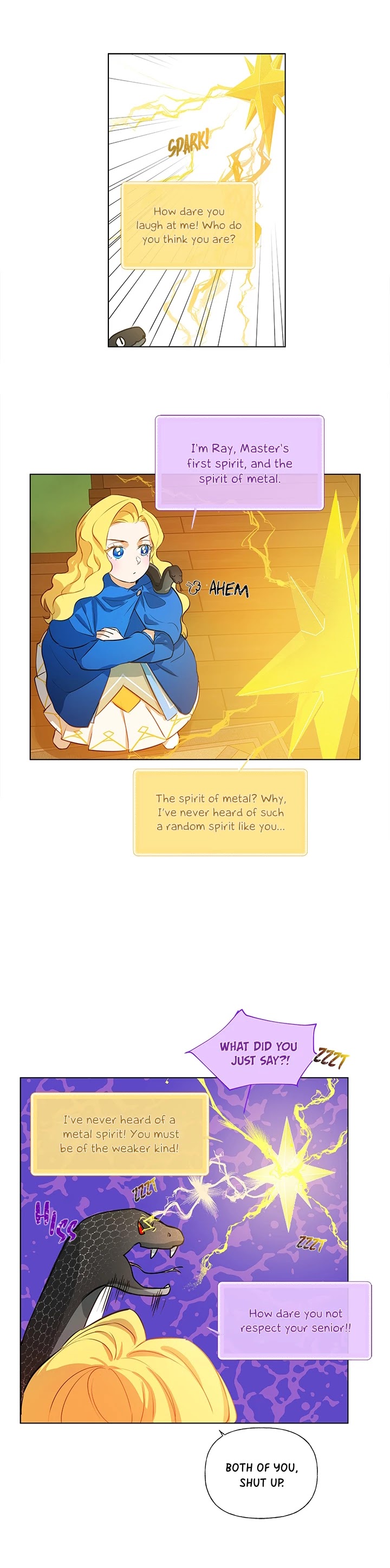 The Golden Haired Elementalist Chapter 17 page 10 - Chapter 17