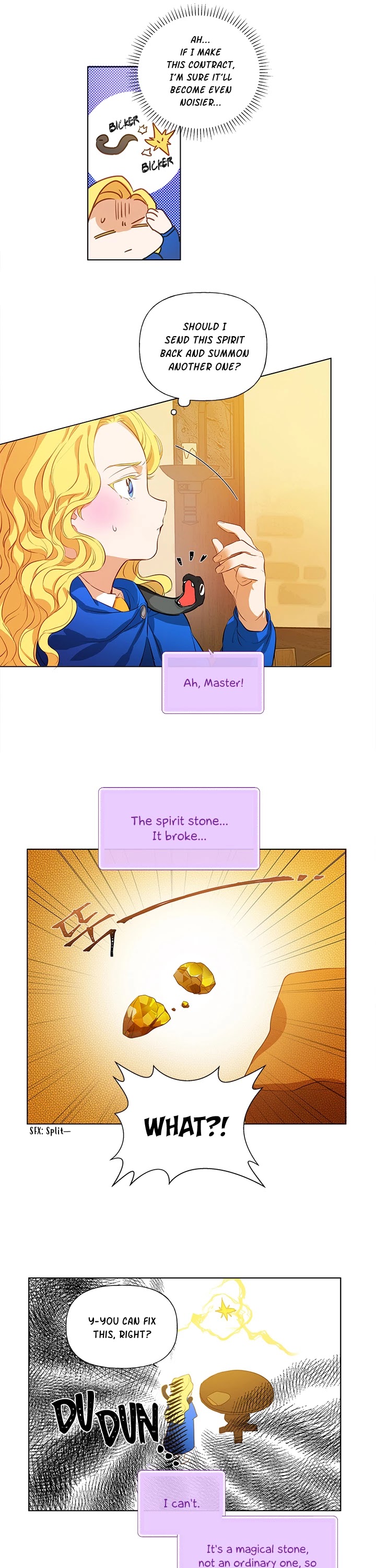 The Golden Haired Elementalist Chapter 17 page 11 - Chapter 17