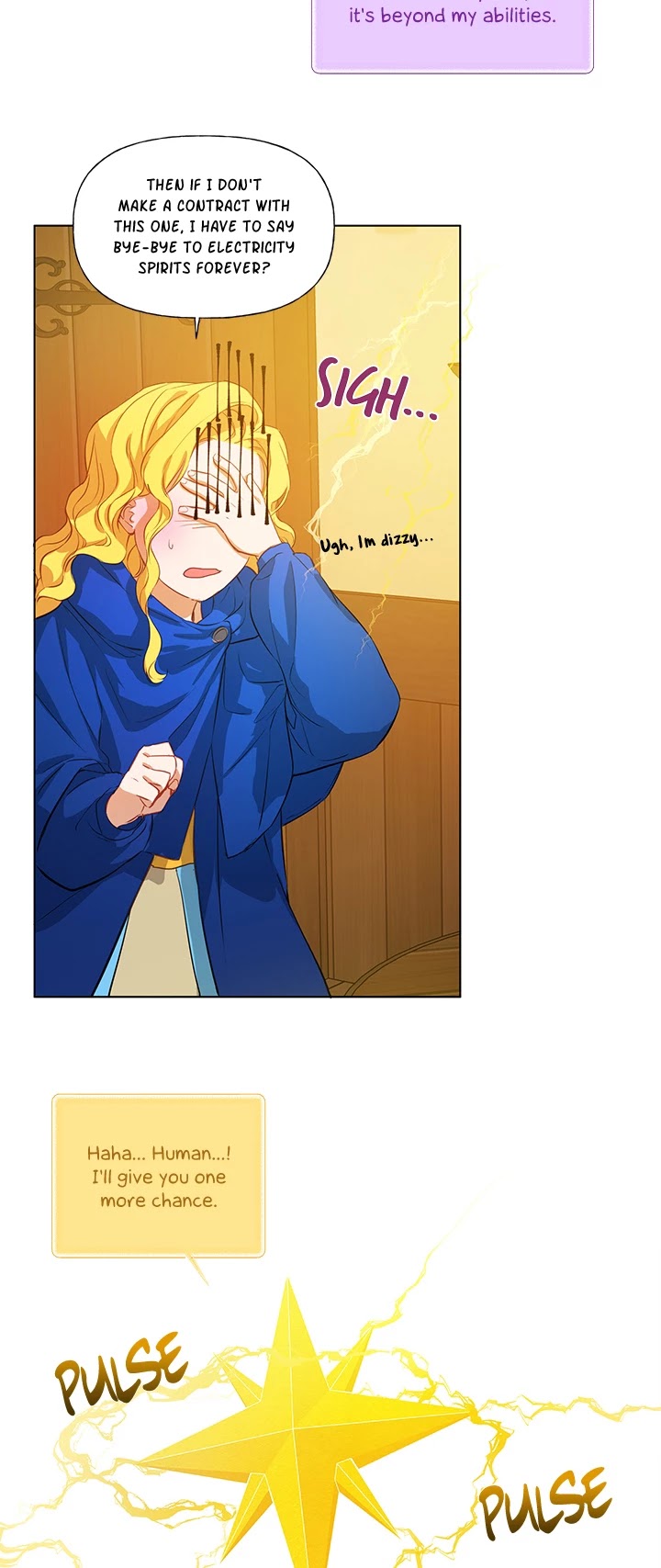 The Golden Haired Elementalist Chapter 17 page 12 - Chapter 17