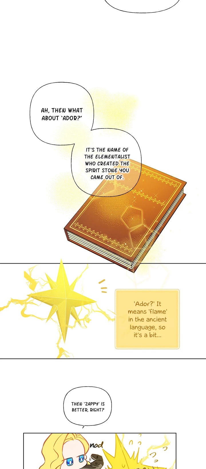 The Golden Haired Elementalist Chapter 17 page 18 - Chapter 17