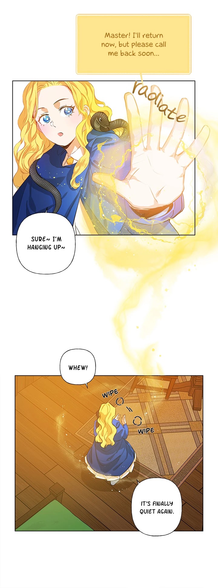The Golden Haired Elementalist Chapter 17 page 21 - Chapter 17