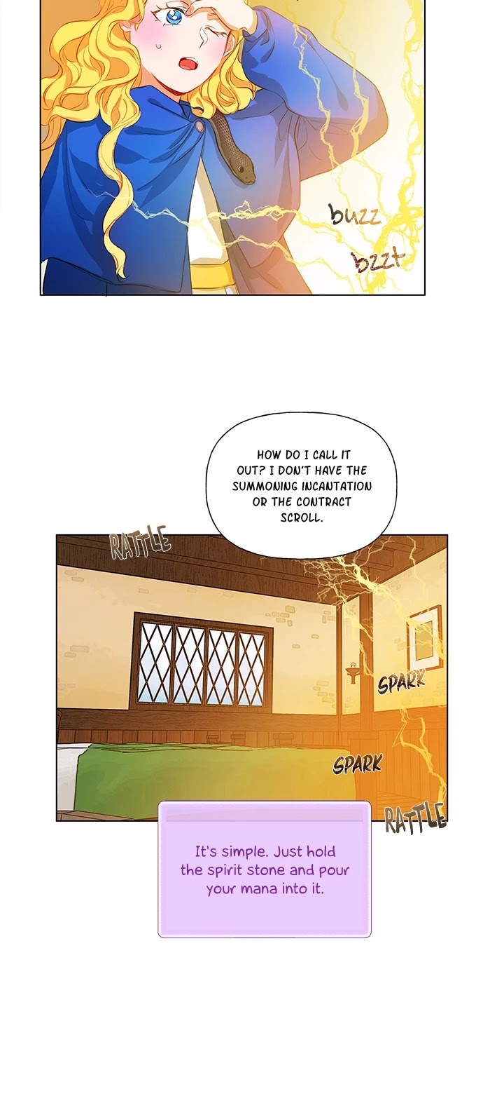 The Golden Haired Elementalist Chapter 17 page 3 - Chapter 17