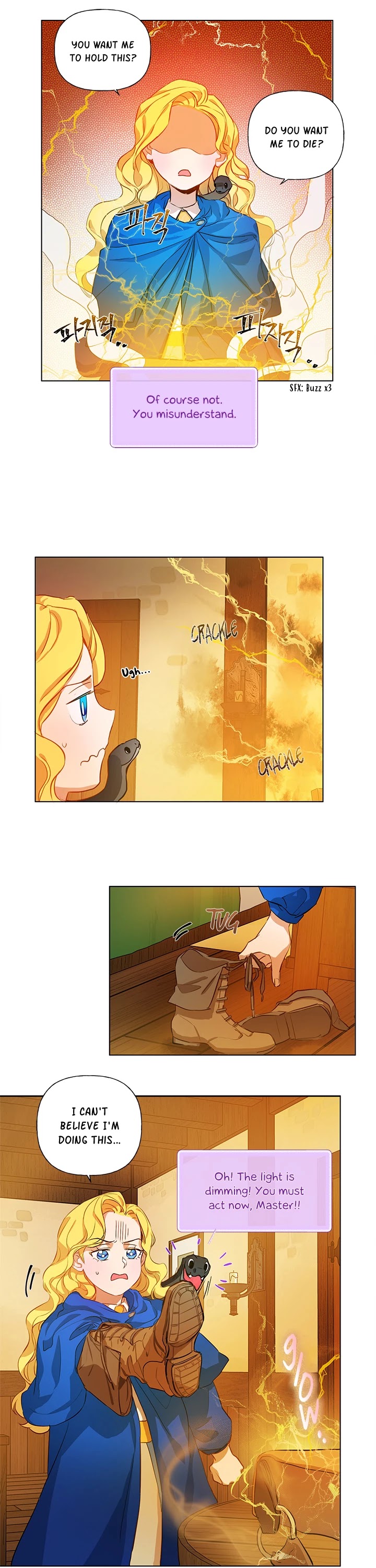 The Golden Haired Elementalist Chapter 17 page 4 - Chapter 17