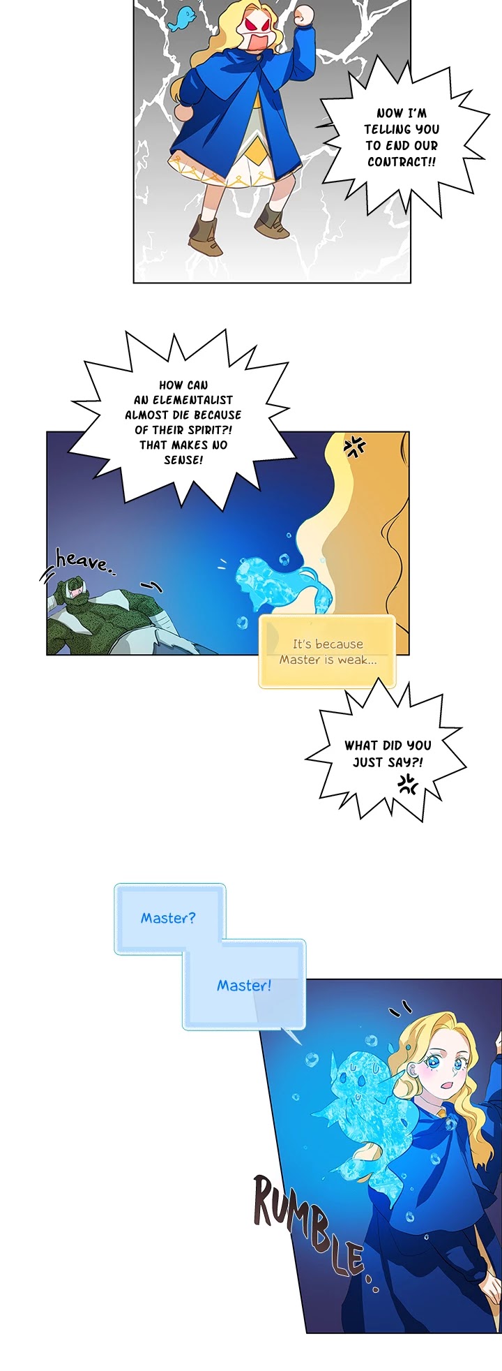 The Golden Haired Elementalist Chapter 19 page 11 - Chapter 19
