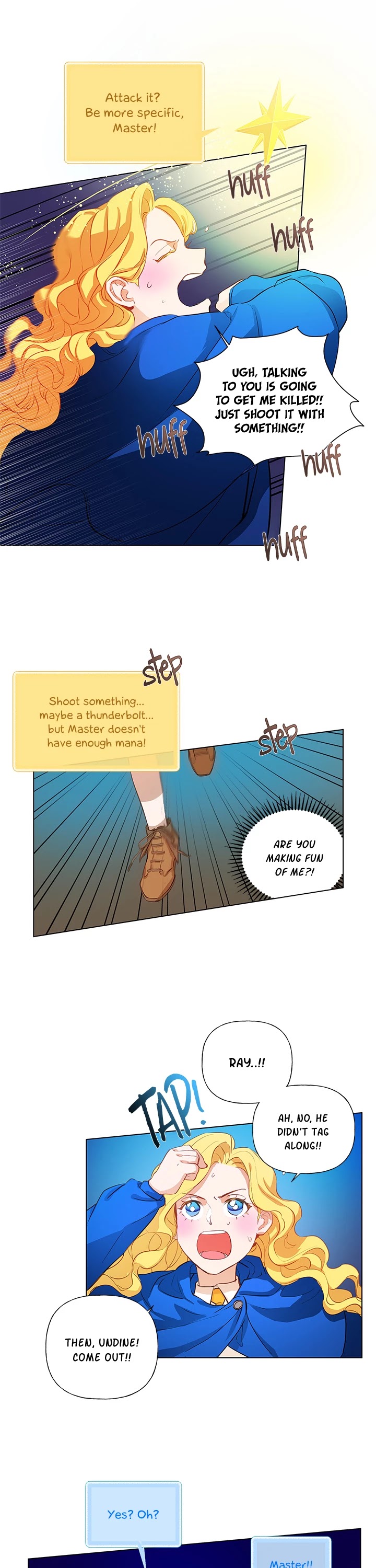 The Golden Haired Elementalist Chapter 19 page 4 - Chapter 19