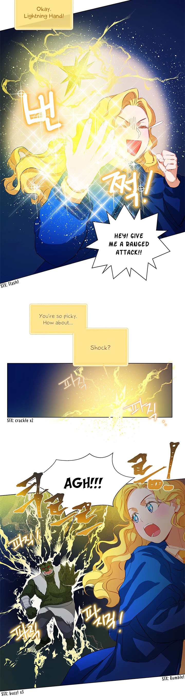 The Golden Haired Elementalist Chapter 19 page 8 - Chapter 19