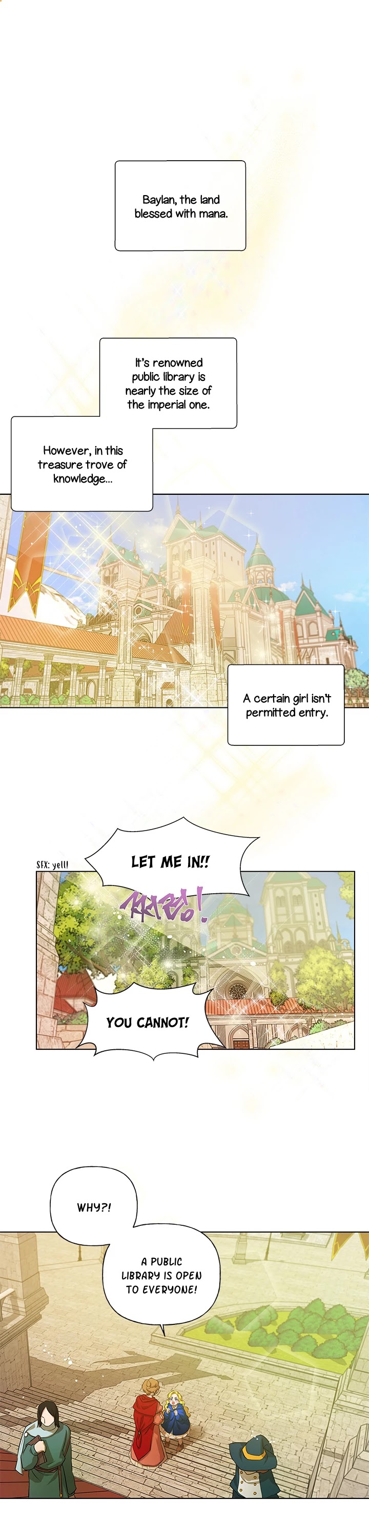 The Golden Haired Elementalist Chapter 23 page 1 - Chapter 23