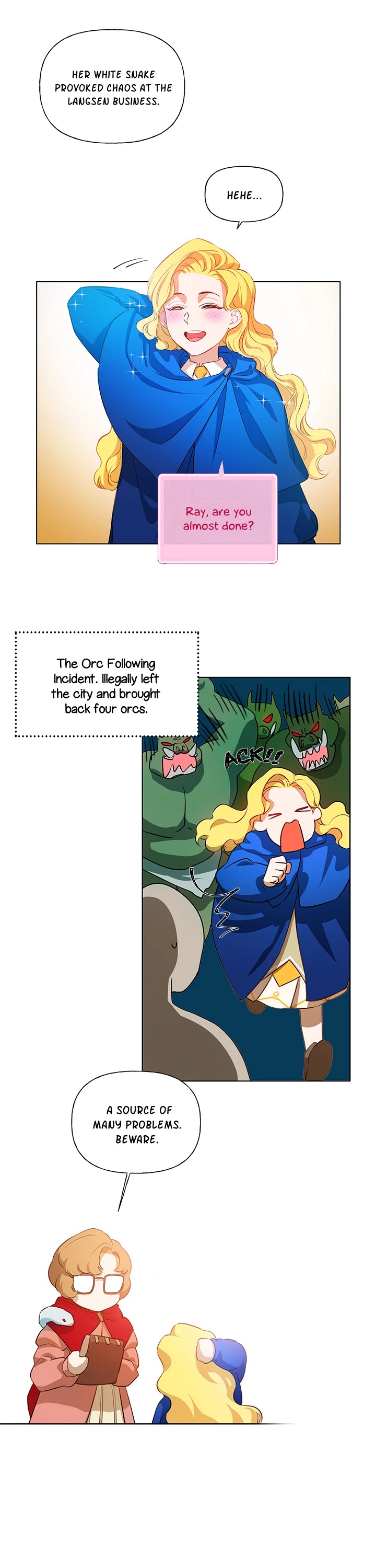 The Golden Haired Elementalist Chapter 23 page 4 - Chapter 23