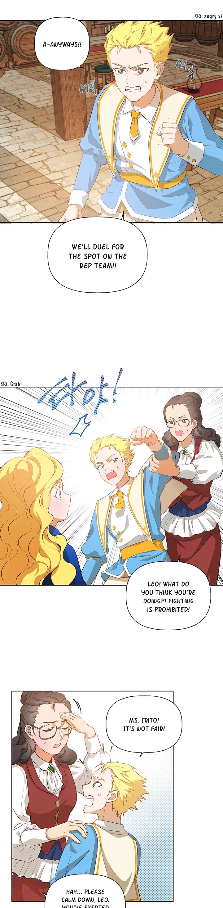 The Golden Haired Elementalist Chapter 24 page 11 - Chapter 24