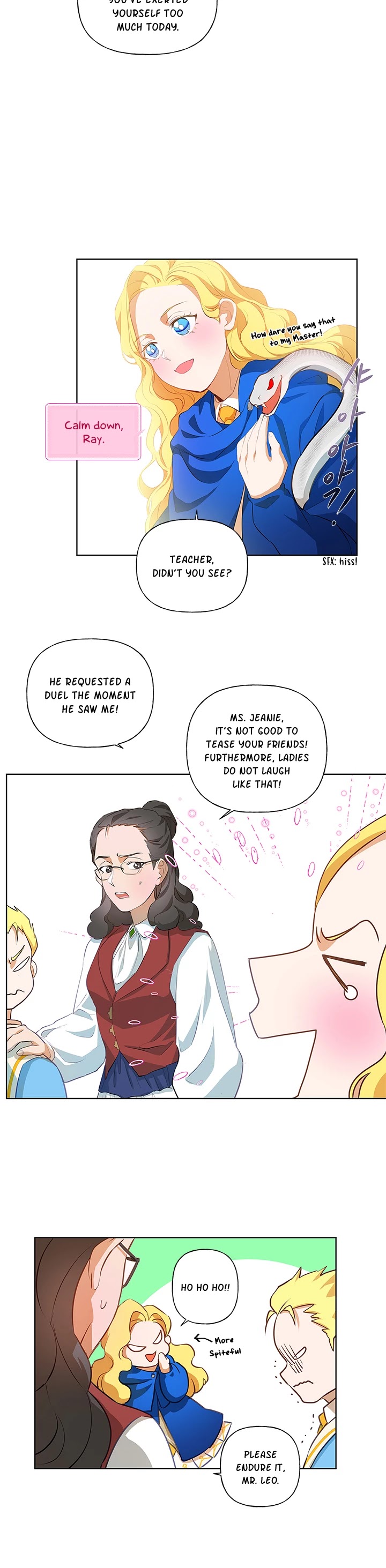 The Golden Haired Elementalist Chapter 24 page 12 - Chapter 24