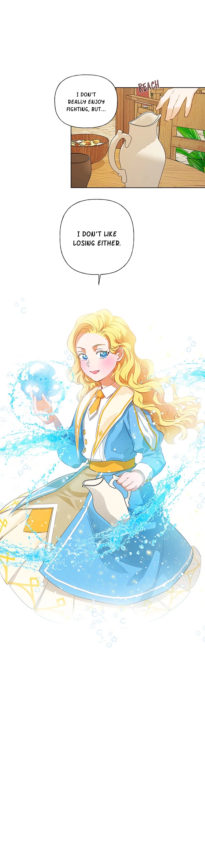 The Golden Haired Elementalist Chapter 25 page 1 - Chapter 25