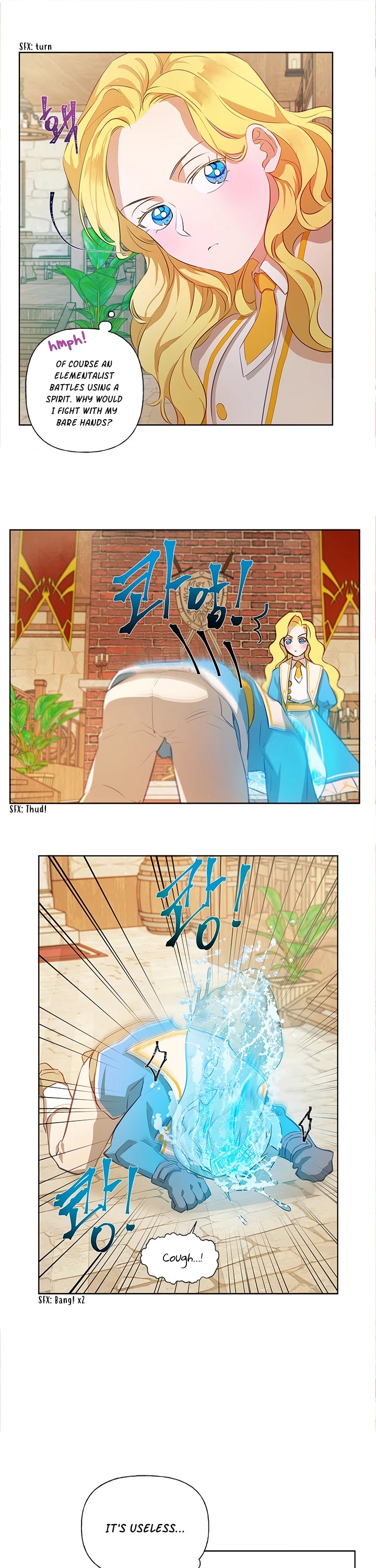 The Golden Haired Elementalist Chapter 25 page 10 - Chapter 25