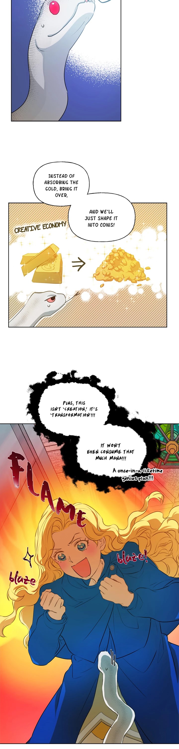 The Golden Haired Elementalist Chapter 28 page 13 - Chapter 28