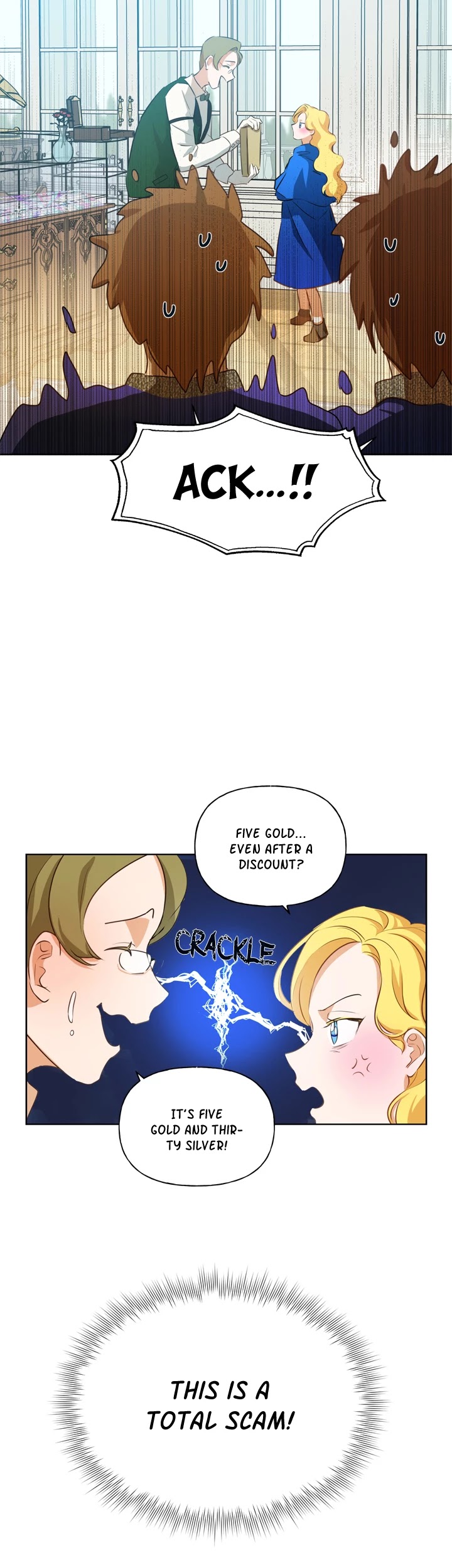 The Golden Haired Elementalist Chapter 28 page 8 - Chapter 28