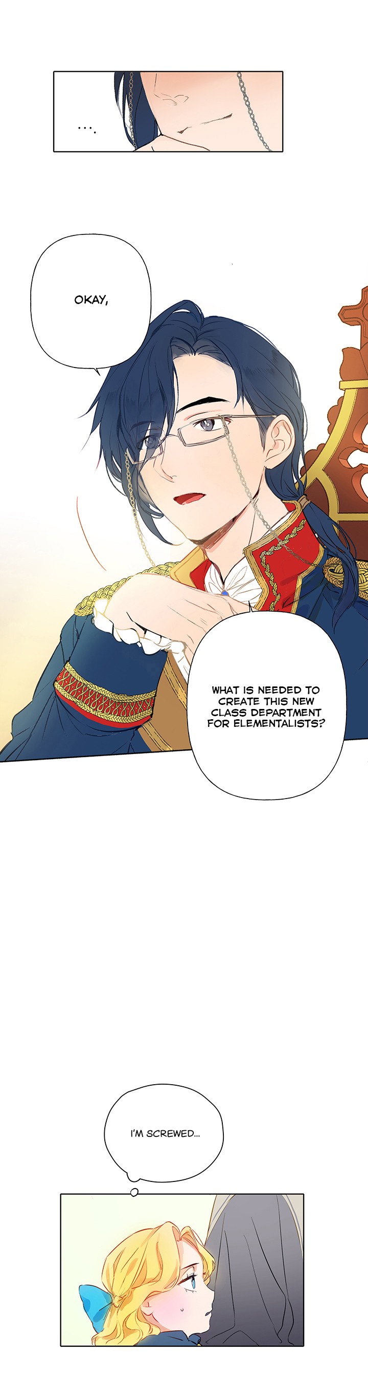 The Golden Haired Elementalist Chapter 3 page 14 - Chapter 3