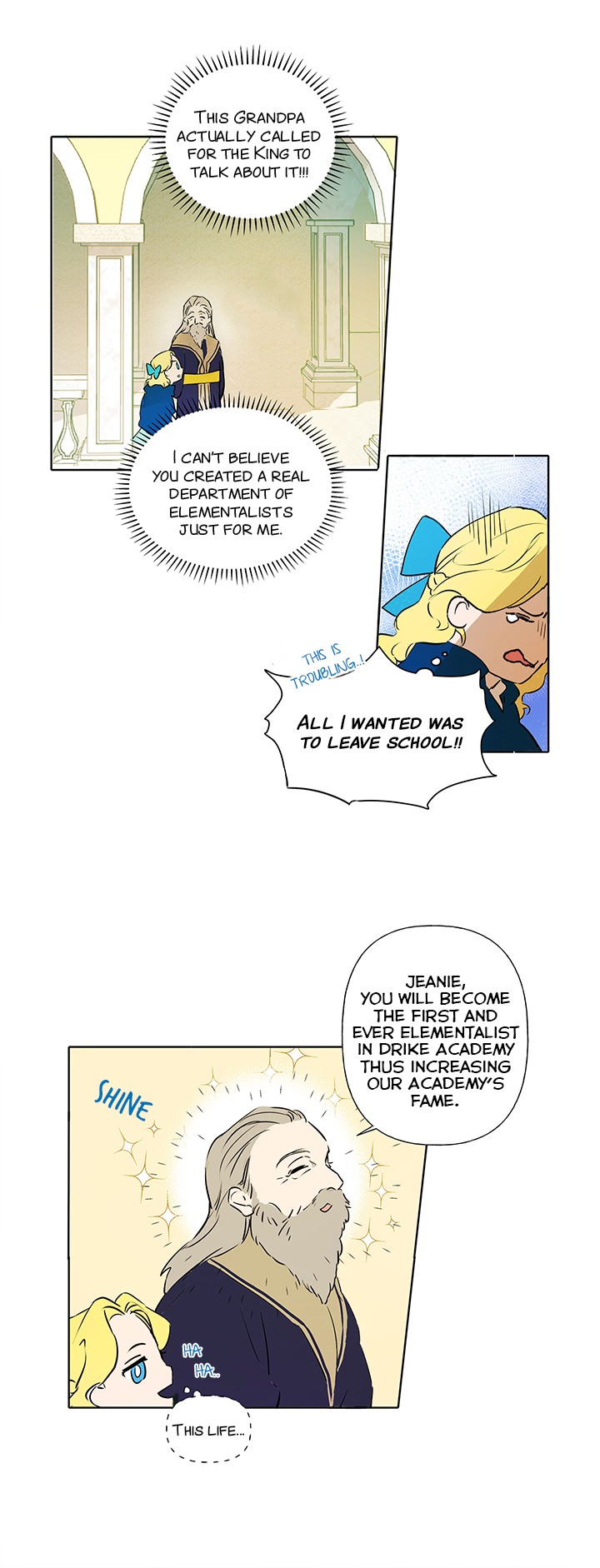 The Golden Haired Elementalist Chapter 3 page 15 - Chapter 3