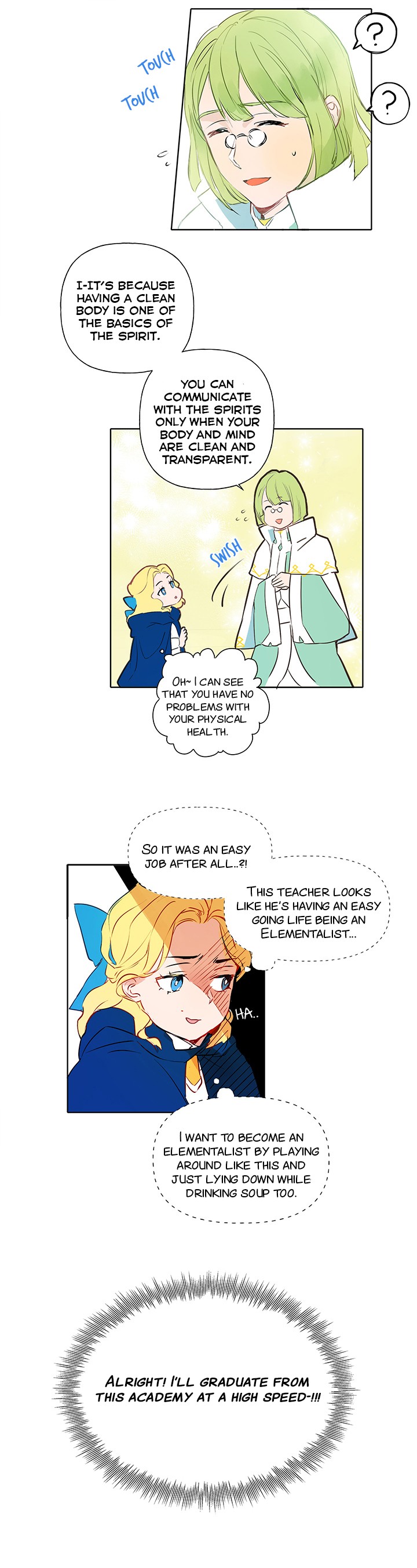 The Golden Haired Elementalist Chapter 3 page 19 - Chapter 3