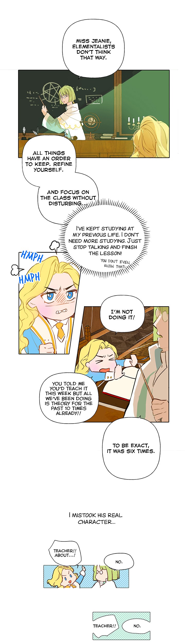 The Golden Haired Elementalist Chapter 3 page 21 - Chapter 3