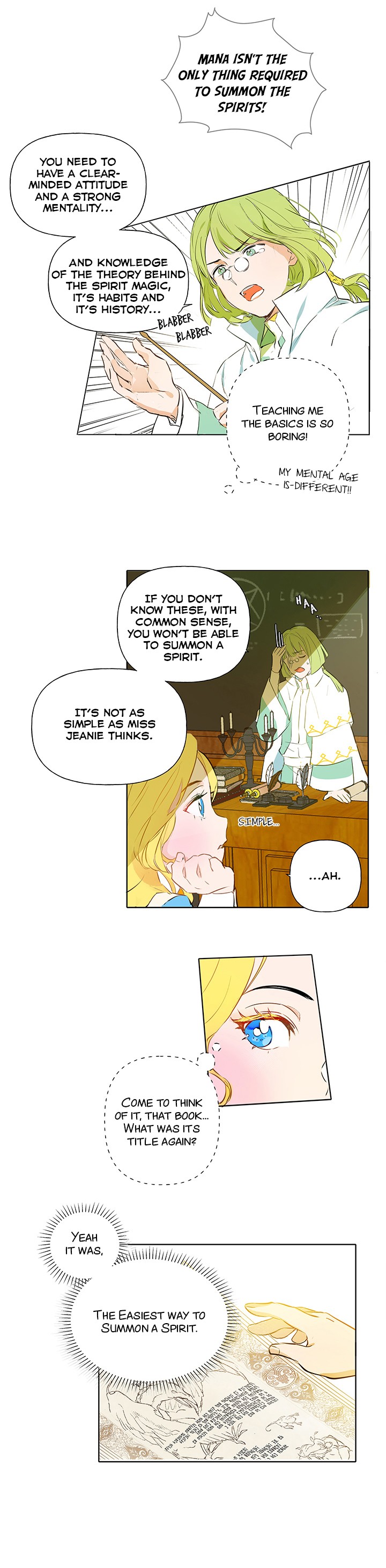 The Golden Haired Elementalist Chapter 3 page 25 - Chapter 3