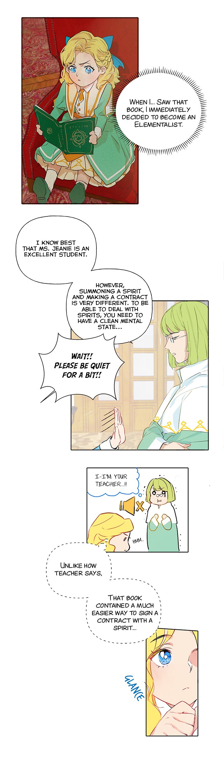 The Golden Haired Elementalist Chapter 3 page 26 - Chapter 3