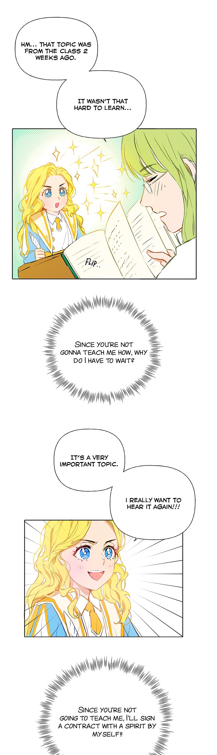 The Golden Haired Elementalist Chapter 3 page 28 - Chapter 3